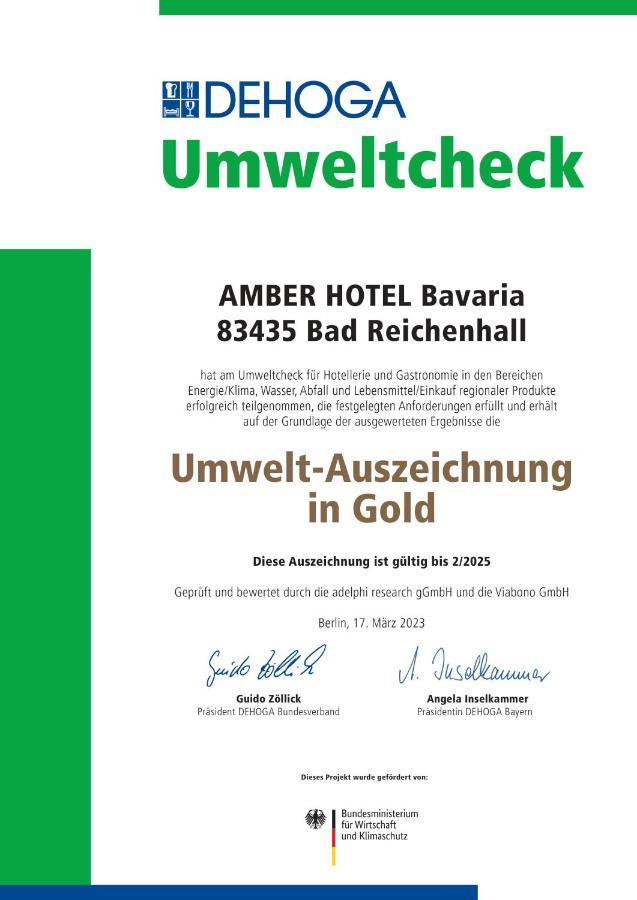 Amber Hotel Bavaria Bad Reichenhall Exteriér fotografie